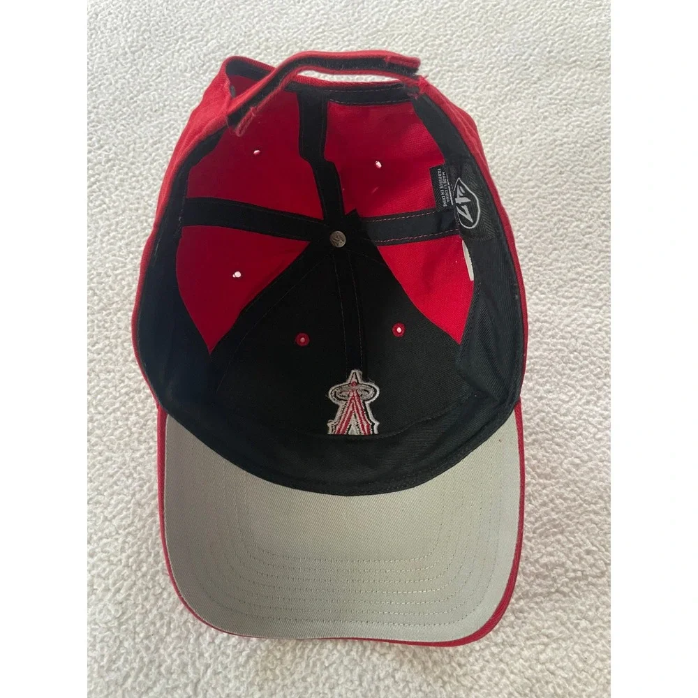 '47 Brand Kids Youth Baseball Hat Red‎ Los Angeles Angels MLB Adjustable Cap